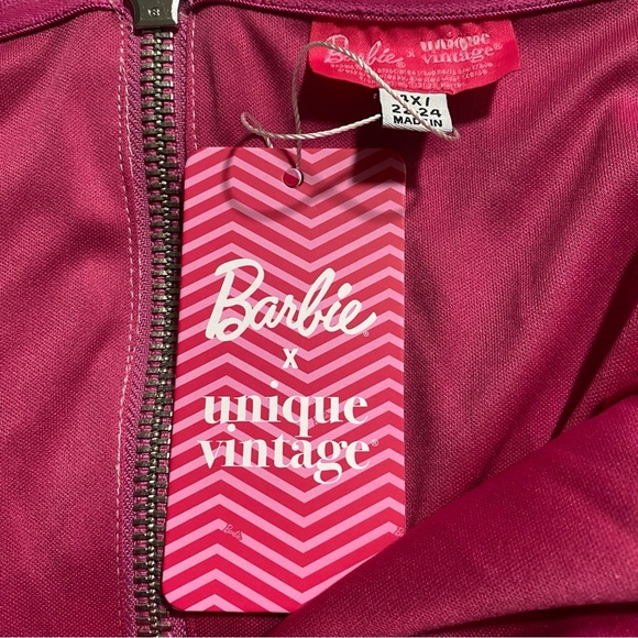 NWT Barbie x Unique Vintage Plus Size Light Up Dream Glow Swing Dress - Size 4X - Picture 9 of 16